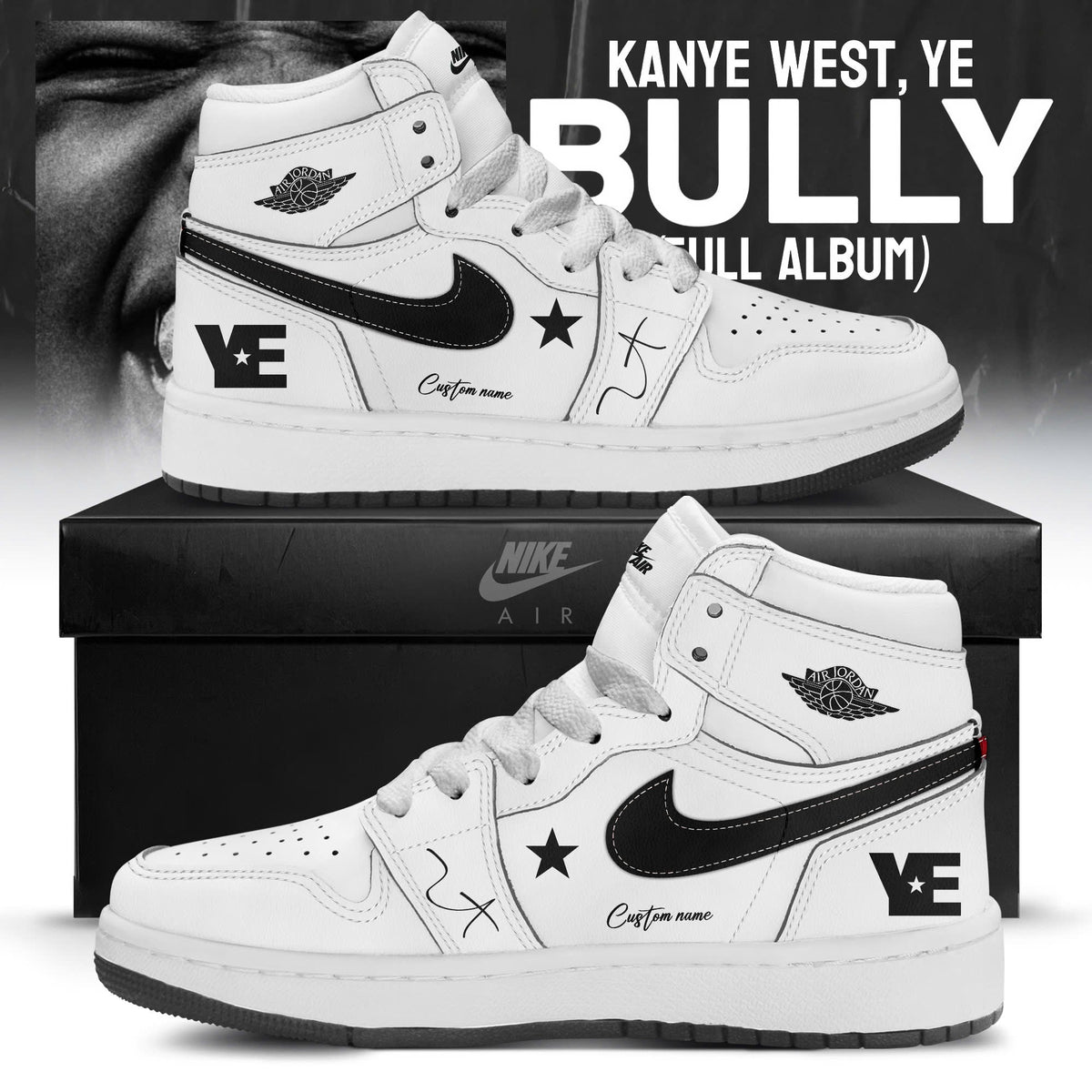 Ye 2026 Signature Limited Edition AJ1 Sneaker